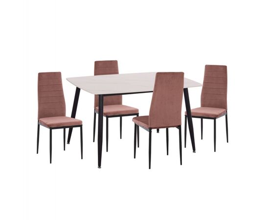 ΣΕΤ ΤΡΑΠΕΖΑΡΙΑΣ 5ΤΜΧ RAVEN HM21264.01 ΚΕΡΑΜΙΚΟ TOP ΛΕΥΚΟ ΜΑΡΜΑΡΟ--ΒΕΛΟΥΔΟ ΣΑΠΙΟ ΜΗΛΟ - ΤΡΑΠΕΖΑΡΙΕΣ στο Milonadakis.gr