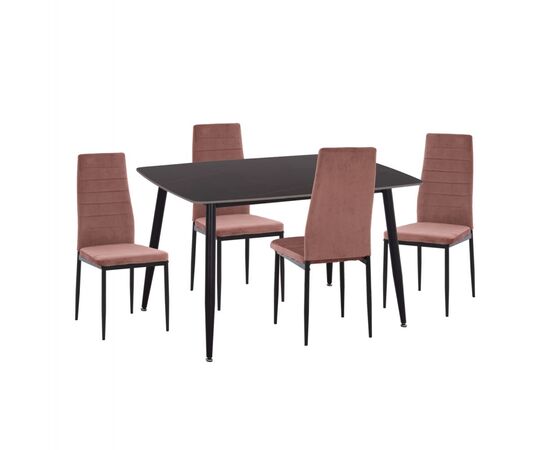 ΣΕΤ ΤΡΑΠΕΖΑΡΙΑΣ 5ΤΜΧ RAVEN HM21264.02 ΚΕΡΑΜΙΚΟ TOP ΜΑΥΡΟ ΜΑΡΜΑΡΟ--ΒΕΛΟΥΔΟ ΣΑΠΙΟ ΜΗΛΟ - ΤΡΑΠΕΖΑΡΙΕΣ στο Milonadakis.gr