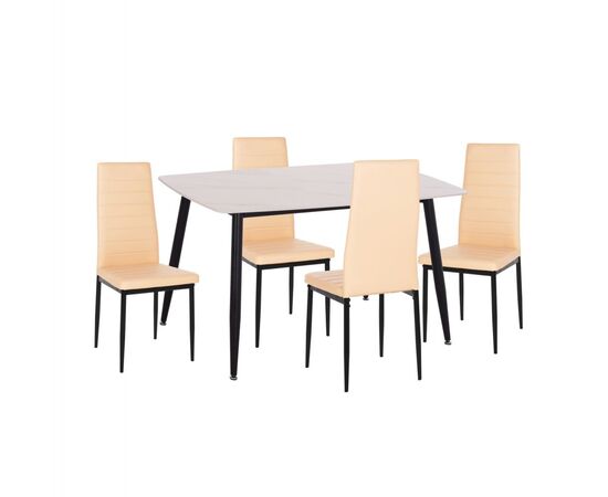 ΣΕΤ ΤΡΑΠΕΖΑΡΙΑΣ 5ΤΜΧ RAVEN HM21266.01 ΚΕΡΑΜΙΚΟ TOP ΛΕΥΚΟ ΜΑΡΜΑΡΟ--ΚΡΕΜ PU - ΤΡΑΠΕΖΑΡΙΕΣ στο Milonadakis.gr