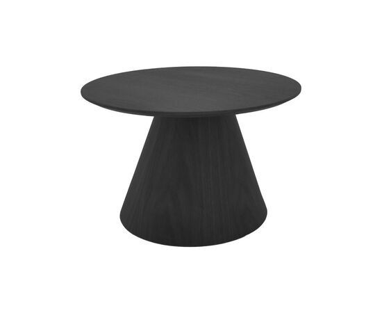 Τραπέζι σαλονιού Donda pakoworld mdf σε μαύρη απόχρωση Φ80x45εκ - ΤΡΑΠΕΖΙΑ ΚΟΥΖΙΝΑΣ στο Milonadakis.gr
