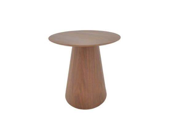 Τραπέζι σαλονιού Donda pakoworld mdf σε καρυδί απόχρωση Φ60x40εκ - ΤΡΑΠΕΖΙΑ ΚΟΥΖΙΝΑΣ στο Milonadakis.gr