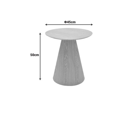 Βοηθητικό τραπέζι Donda pakoworld mdf sonoma Φ45x50εκ - ΤΡΑΠΕΖΙΑ ΚΟΥΖΙΝΑΣ στο Milonadakis.gr