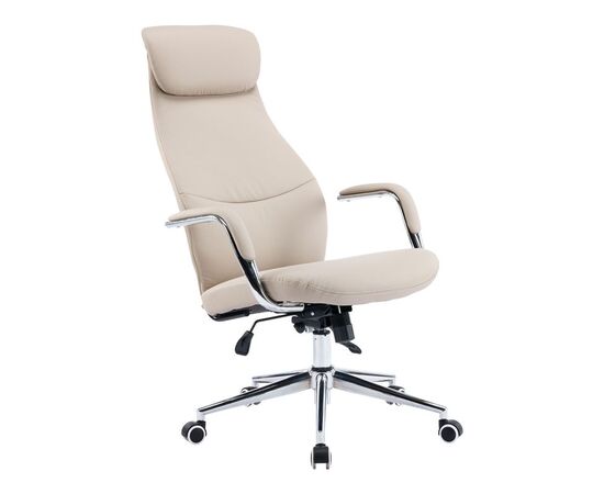 Καρέκλα γραφείου διευθυντή Ferka pakoworld pu σε μπεζ απόχρωση 64x71x120-128εκ - ΚΑΡΕΚΛΕΣ ΓΡΑΦΕΙΟΥ στο Milonadakis.gr