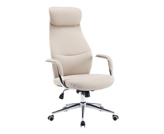 Καρέκλα γραφείου διευθυντή Ferka pakoworld pu σε μπεζ απόχρωση 64x71x120-128εκ - ΚΑΡΕΚΛΕΣ ΓΡΑΦΕΙΟΥ στο Milonadakis.gr