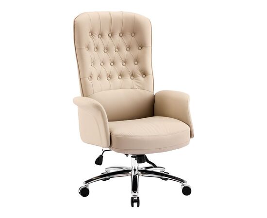 Καρέκλα γραφείου διευθυντή Kaline pakoworld pu σε μπεζ απόχρωση 69x79x115-123εκ - ΚΑΡΕΚΛΕΣ ΓΡΑΦΕΙΟΥ στο Milonadakis.gr