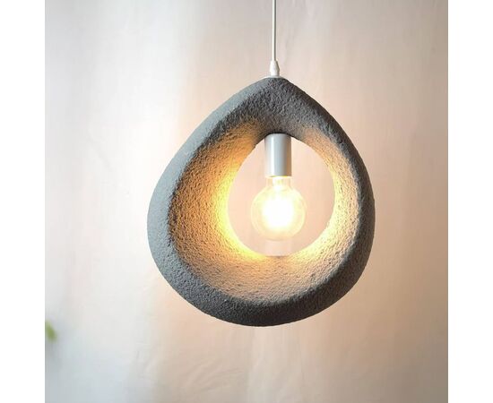 Φωτιστικό οροφής Ferclyn pakoworld E27 ps σε ανοιχτό γκρι 32x24x35εκ - ΦΩΤΙΣΤΙΚΑ ΟΡΟΦΗΣ στο Milonadakis.gr