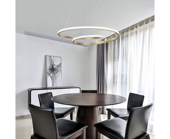 Φωτιστικό οροφής Rexon pakoworld led μέταλλο χρυσό Φ49x12εκ - ΦΩΤΙΣΤΙΚΑ ΟΡΟΦΗΣ στο Milonadakis.gr