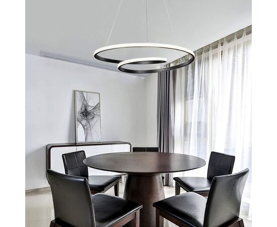 Φωτιστικό οροφής Rexon pakoworld led μέταλλο μαύρο Φ49x12εκ - ΦΩΤΙΣΤΙΚΑ ΟΡΟΦΗΣ στο Milonadakis.gr
