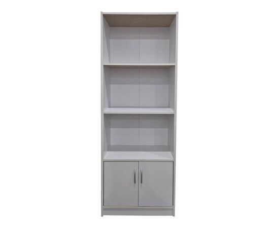 Βιβλιοθήκη Tekaro pakoworld σε λευκή απόχρωση 60x29x166εκ - ΒΙΒΛΙΟΘΗΚΕΣ στο Milonadakis.gr