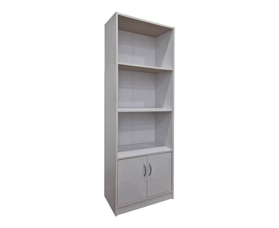 Βιβλιοθήκη Tekaro pakoworld σε λευκή απόχρωση 60x29x166εκ - ΒΙΒΛΙΟΘΗΚΕΣ στο Milonadakis.gr