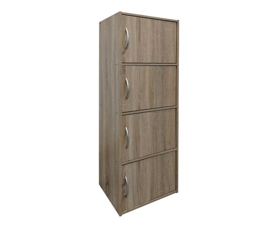 Ντουλάπι-στήλη Gabino I pakoworld σε sonoma απόχρωση 40x34.5x120εκ - ΟΡΓΑΝΩΣΗ ΣΠΙΤΙΟΥ στο Milonadakis.gr