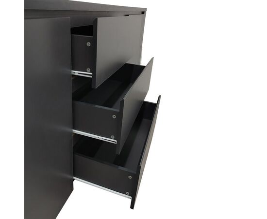 Μπουφές Kalya pakoworld σε ανθρακί απόχρωση 220x49x89.5εκ - ΜΠΟΥΦΕΔΕΣ-ΚΟΝΣΟΛΕΣ στο Milonadakis.gr