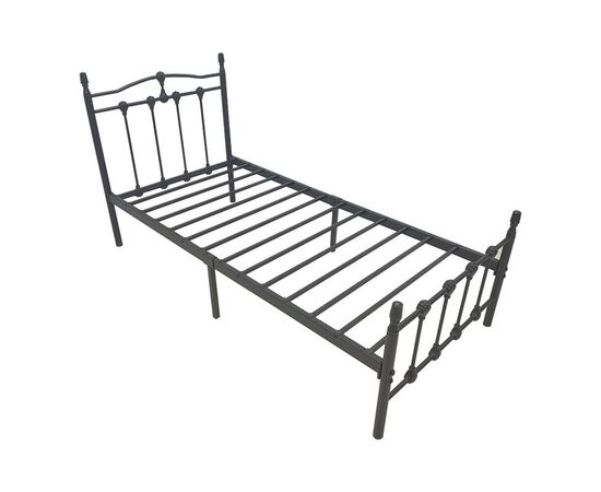 Κρεβάτι Wotso pakoworld μεταλλικό σε μαύρη απόχρωση 90x190εκ - ΚΡΕΒΑΤΙΑ στο Milonadakis.gr
