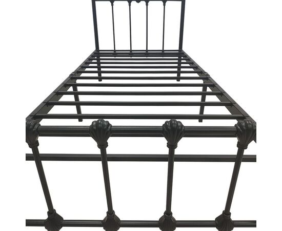 Κρεβάτι Wotso pakoworld μεταλλικό σε μαύρη απόχρωση 90x190εκ - ΚΡΕΒΑΤΙΑ στο Milonadakis.gr