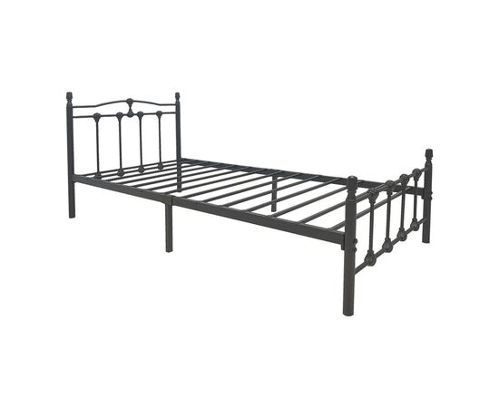 Κρεβάτι Wotso pakoworld μεταλλικό σε μαύρη απόχρωση 90x190εκ - ΚΡΕΒΑΤΙΑ στο Milonadakis.gr