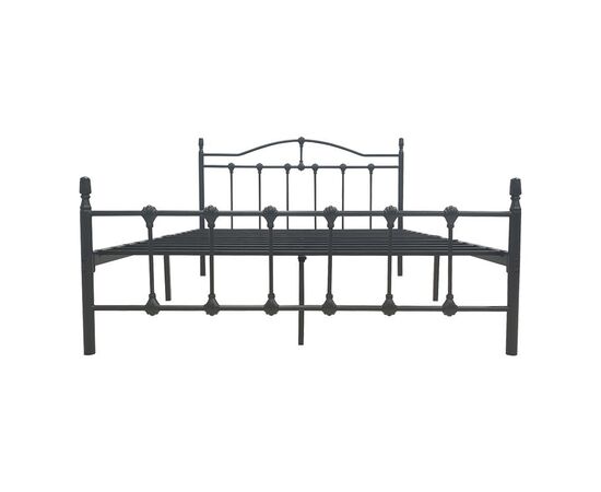 Κρεβάτι Wotso pakoworld μεταλλικό σε μαύρη απόχρωση 150x200εκ - ΚΡΕΒΑΤΙΑ στο Milonadakis.gr