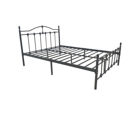 Κρεβάτι Wotso pakoworld μεταλλικό σε μαύρη απόχρωση 150x200εκ - ΚΡΕΒΑΤΙΑ στο Milonadakis.gr