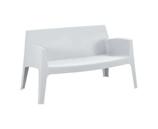 ΚΑΝΑΠΕΣ 2-ΘΕΣΙΟΣ ΠΟΛΥΠΡΟΠΥΛΕΝΙΟΥ SLEEK HM6366.01 ΧΡΩΜΑ ΛΕΥΚΟ 118x48,5x73Υεκ. - ΚΑΝΑΠΕΔΕΣ στο Milonadakis.gr