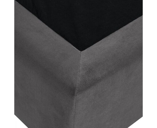 ΚΡΕΒΑΤΙ MALENA ΑΠΟ ΓΚΡΙ ΒΕΛΟΥΔΟ HM638.10 ΓΙΑ ΣΤΡΩΜΑ 150x200 εκ. - ΚΡΕΒΑΤΙΑ στο Milonadakis.gr