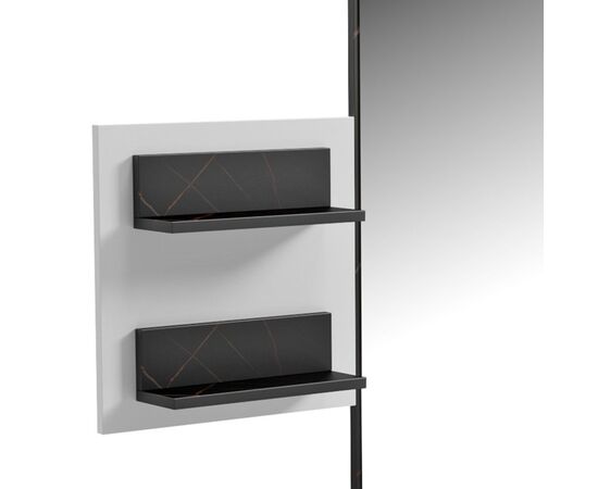 ΣΕΤ ΕΙΣΟΔΟΥ 2ΤΜΧ CHERYL HM21276.01 ΜΕΛΑΜΙΝΗ ΣΕ ΛΕΥΚΟ--ΟΨΗ ΜΑΥΡΟ ΜΑΡΜΑΡΟ - ΕΠΙΠΛΑ ΕΙΣΟΔΟΥ στο Milonadakis.gr