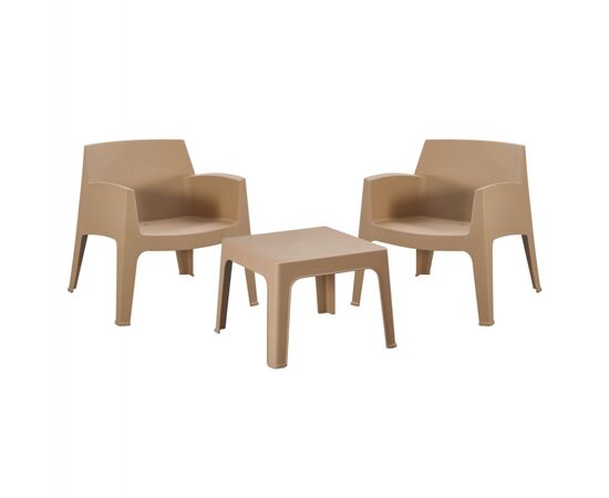 ΣΕΤ LOUNGE 3ΤΜΧ SLEEK HM21274.03 ΚΑΠΟΥΤΣΙΝΟ ΠΟΛΥΠΡΟΠΥΛΕΝΙΟ - ΣΕΤ ΣΑΛΟΝΙΑ στο Milonadakis.gr