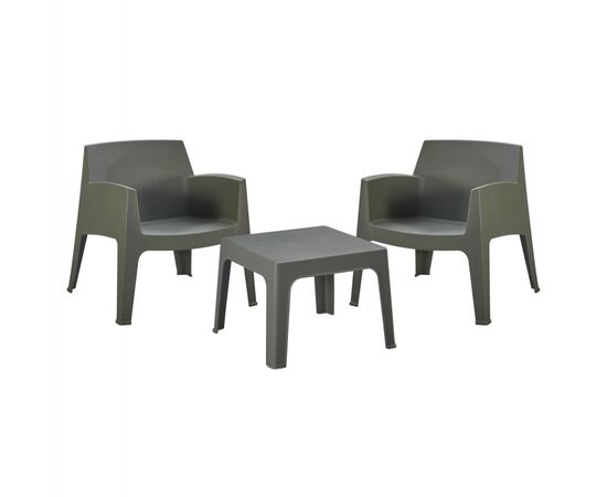 ΣΕΤ LOUNGE 3ΤΜΧ SLEEK HM21274.05 DARK OLIVE GREEN ΠΟΛΥΠΡΟΠΥΛΕΝΙΟ - ΣΕΤ ΣΑΛΟΝΙΑ στο Milonadakis.gr