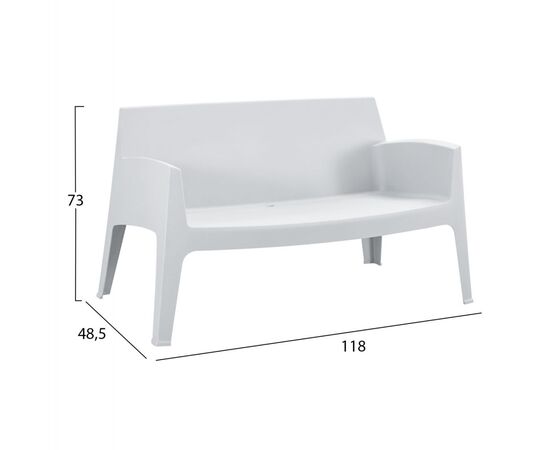 ΣΕΤ LOUNGE 4ΤΜΧ SLEEK HM21275.01 ΛΕΥΚΟ ΠΟΛΥΠΡΟΠΥΛΕΝΙΟ - ΣΕΤ ΣΑΛΟΝΙΑ στο Milonadakis.gr