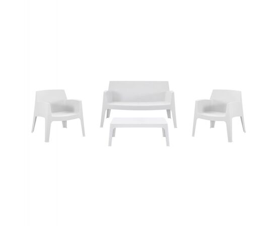 ΣΕΤ LOUNGE 4ΤΜΧ SLEEK HM21275.01 ΛΕΥΚΟ ΠΟΛΥΠΡΟΠΥΛΕΝΙΟ - ΣΕΤ ΣΑΛΟΝΙΑ στο Milonadakis.gr