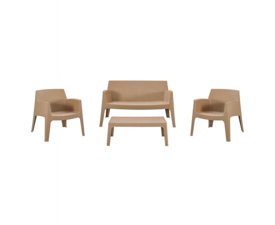 ΣΕΤ LOUNGE 4ΤΜΧ SLEEK HM21275.03 ΚΑΠΟΥΤΣΙΝΟ ΠΟΛΥΠΡΟΠΥΛΕΝΙΟ - ΣΕΤ ΣΑΛΟΝΙΑ στο Milonadakis.gr
