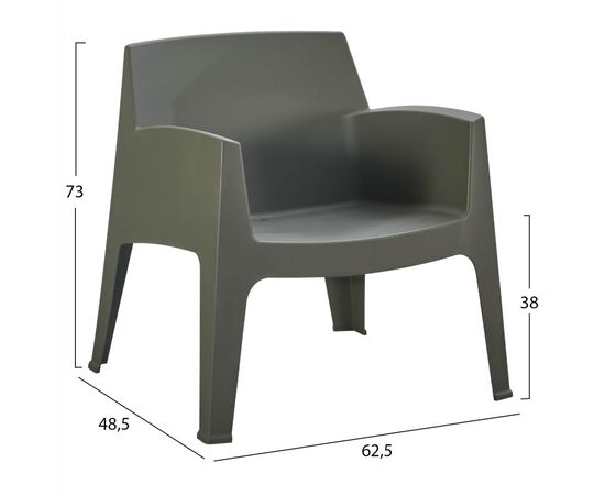 ΣΕΤ LOUNGE 4ΤΜΧ SLEEK HM21275.05 DARK OLIVE GREEN ΠΟΛΥΠΡΟΠΥΛΕΝΙΟ - ΣΕΤ ΣΑΛΟΝΙΑ στο Milonadakis.gr