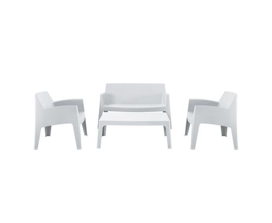 ΣΕΤ ΣΑΛΟΝΙ ΕΞ.ΧΩΡΟΥ 4ΤΜΧ SLEEK HM21268.01 ΛΕΥΚΟ ΠΟΛΥΠΡΟΠΥΛΕΝΙΟ - ΣΕΤ ΣΑΛΟΝΙΑ στο Milonadakis.gr