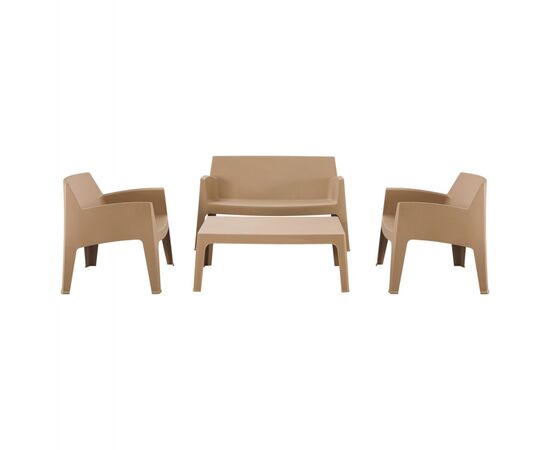 ΣΕΤ ΣΑΛΟΝΙ ΕΞ.ΧΩΡΟΥ 4ΤΜΧ SLEEK HM21268.03 ΚΑΠΟΥΤΣΙΝΟ ΠΟΛΥΠΡΟΠΥΛΕΝΙΟ - ΣΕΤ ΣΑΛΟΝΙΑ στο Milonadakis.gr