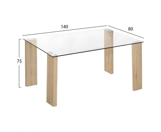 ΣΕΤ ΤΡΑΠΕΖΑΡΙΑΣ 5ΤΜΧ LADY HM11595 ΓΥΑΛΙ--ΜΕΤΑΛΛΟ--MDF ΣΕ SONAMA & ΚΑΦΕ ΥΦΑΣΜΑ - ΤΡΑΠΕΖΑΡΙΕΣ στο Milonadakis.gr