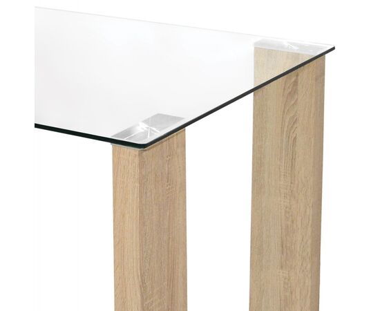 ΣΕΤ ΤΡΑΠΕΖΑΡΙΑΣ 5ΤΜΧ LADY HM11595 ΓΥΑΛΙ--ΜΕΤΑΛΛΟ--MDF ΣΕ SONAMA & ΚΑΦΕ ΥΦΑΣΜΑ - ΤΡΑΠΕΖΑΡΙΕΣ στο Milonadakis.gr