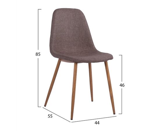ΣΕΤ ΤΡΑΠΕΖΑΡΙΑΣ 5ΤΜΧ LEOMOR HM21270.02 ΤΡΑΠΕΖΙ & 4 ΚΑΡΕΚΛΕΣ - ΚΑΦΕ ΥΦΑΣΜΑ - ΤΡΑΠΕΖΑΡΙΕΣ στο Milonadakis.gr