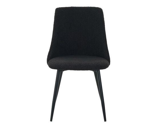 Καρέκλα Giselle pakoworld μπουκλέ ύφασμα σε μαύρη απόχρωση 51x52x82εκ - ΚΑΡΕΚΛΕΣ - ΠΟΛΥΘΡΟΝΕΣ ΕΣ. στο Milonadakis.gr