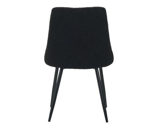 Καρέκλα Giselle pakoworld μπουκλέ ύφασμα σε μαύρη απόχρωση 51x52x82εκ - ΚΑΡΕΚΛΕΣ - ΠΟΛΥΘΡΟΝΕΣ ΕΣ. στο Milonadakis.gr