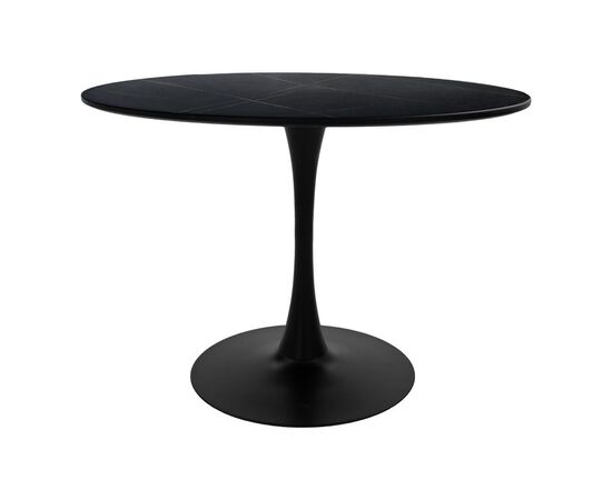 Τραπεζαρία Balou-Parker pakoworld σετ 5τεμ μαύρο-καφέ Φ120x73εκ - ΤΡΑΠΕΖΑΡΙΕΣ στο Milonadakis.gr