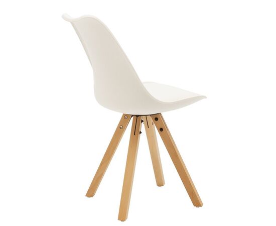 Τραπεζαρία Balou-Caron σετ 5τεμ pakoworld pp-mdf σε λευκή-φυσική απόχρωση Φ100x73εκ - ΤΡΑΠΕΖΑΡΙΕΣ στο Milonadakis.gr