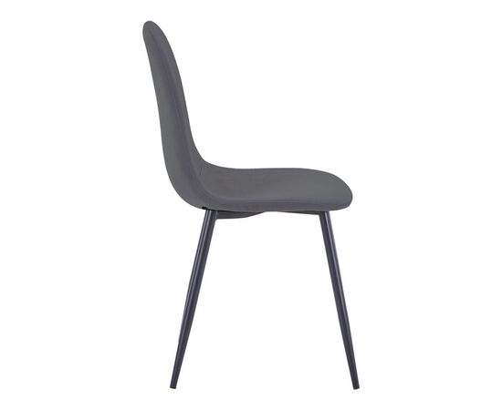 Τραπεζαρία Bella-Balou pakoworld σετ 5τεμ MDF μαύρο-βελούδο ανθρακί Φ100x73εκ - ΤΡΑΠΕΖΑΡΙΕΣ στο Milonadakis.gr