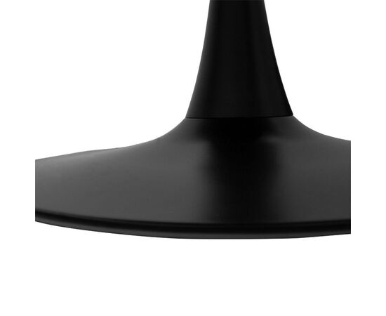 Τραπεζαρία Bella-Balou pakoworld σετ 5τεμ MDF μαύρο-βελούδο ανθρακί Φ120x73εκ - ΤΡΑΠΕΖΑΡΙΕΣ στο Milonadakis.gr