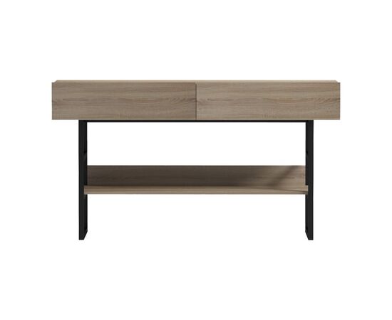 Κονσόλα Vien pakoworld σε sonoma-μαύρη απόχρωση 139x43x75.5εκ - ΣΥΡΤΑΡΙΕΡΕΣ - ΤΟΥΑΛΕΤΕΣ στο Milonadakis.gr