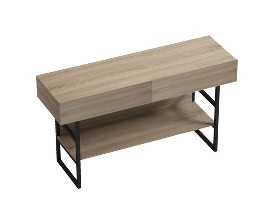 Κονσόλα Vien pakoworld σε sonoma-μαύρη απόχρωση 139x43x75.5εκ - ΣΥΡΤΑΡΙΕΡΕΣ - ΤΟΥΑΛΕΤΕΣ στο Milonadakis.gr