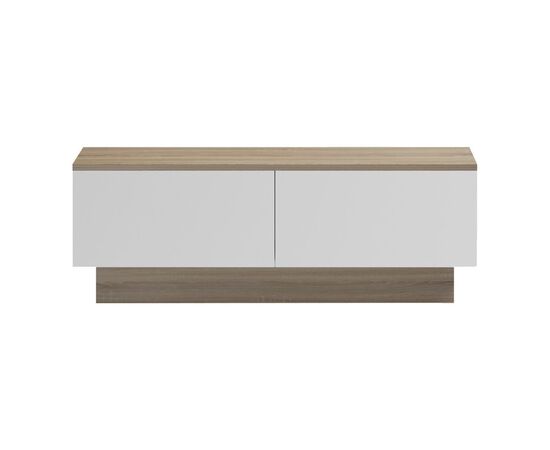 Τραπέζι σαλονιού Winey pakoworld σε sonoma-λευκή απόχρωση 90x60x31.5εκ - ΤΡΑΠΕΖΑΚΙΑ ΣΑΛΟΝΙΟΥ στο Milonadakis.gr