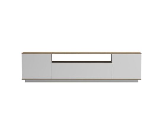 Έπιπλο τηλεόρασης Winey pakoworld σε sonoma-λευκή απόχρωση 180x44.5x44.5εκ - ΕΠΙΠΛΑ ΤΗΛΕΟΡΑΣΗΣ στο Milonadakis.gr