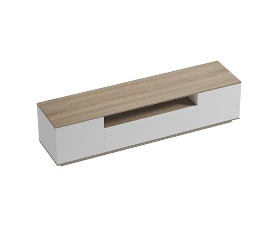 Έπιπλο τηλεόρασης Winey pakoworld σε sonoma-λευκή απόχρωση 180x44.5x44.5εκ - ΕΠΙΠΛΑ ΤΗΛΕΟΡΑΣΗΣ στο Milonadakis.gr
