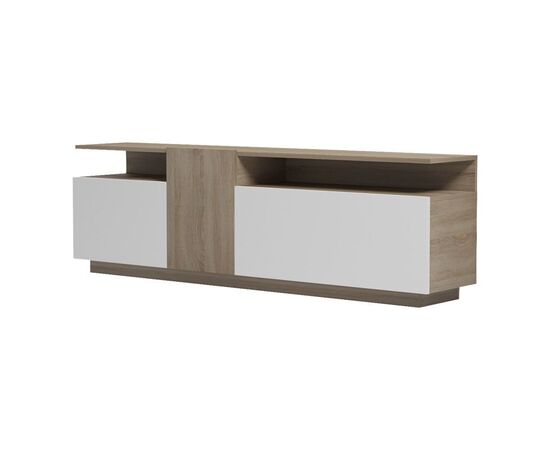 Μπουφές Vendora pakoworld σε sonoma-λευκή απόχρωση 150x29.5x46.3εκ - ΜΠΟΥΦΕΔΕΣ-ΚΟΝΣΟΛΕΣ στο Milonadakis.gr