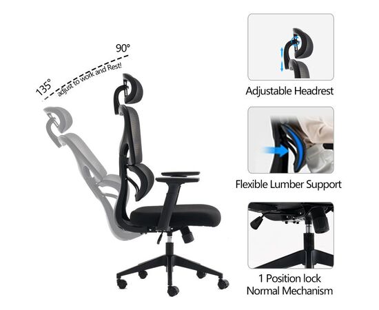 Καρέκλα γραφείου διευθυντή Cadrey pakoworld mesh μαύρο 67x64x120-128εκ - ΚΑΡΕΚΛΕΣ ΓΡΑΦΕΙΟΥ στο Milonadakis.gr