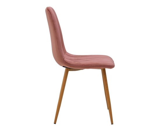 Καρέκλα Noor pakoworld βελούδο σάπιο μήλο - πόδια σε φυσική απόχρωση 44x53x86εκ - ΚΑΡΕΚΛΕΣ - ΠΟΛΥΘΡΟΝΕΣ ΕΣ. στο Milonadakis.gr