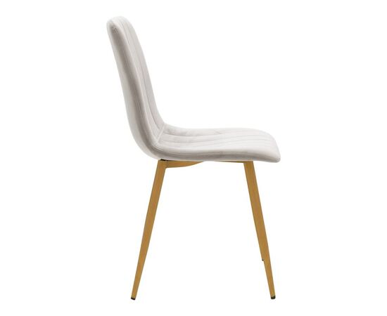 Καρέκλα Noor pakoworld βελούδο γκρι - πόδια σε φυσική απόχρωση 44x53x86εκ - ΚΑΡΕΚΛΕΣ - ΠΟΛΥΘΡΟΝΕΣ ΕΣ. στο Milonadakis.gr